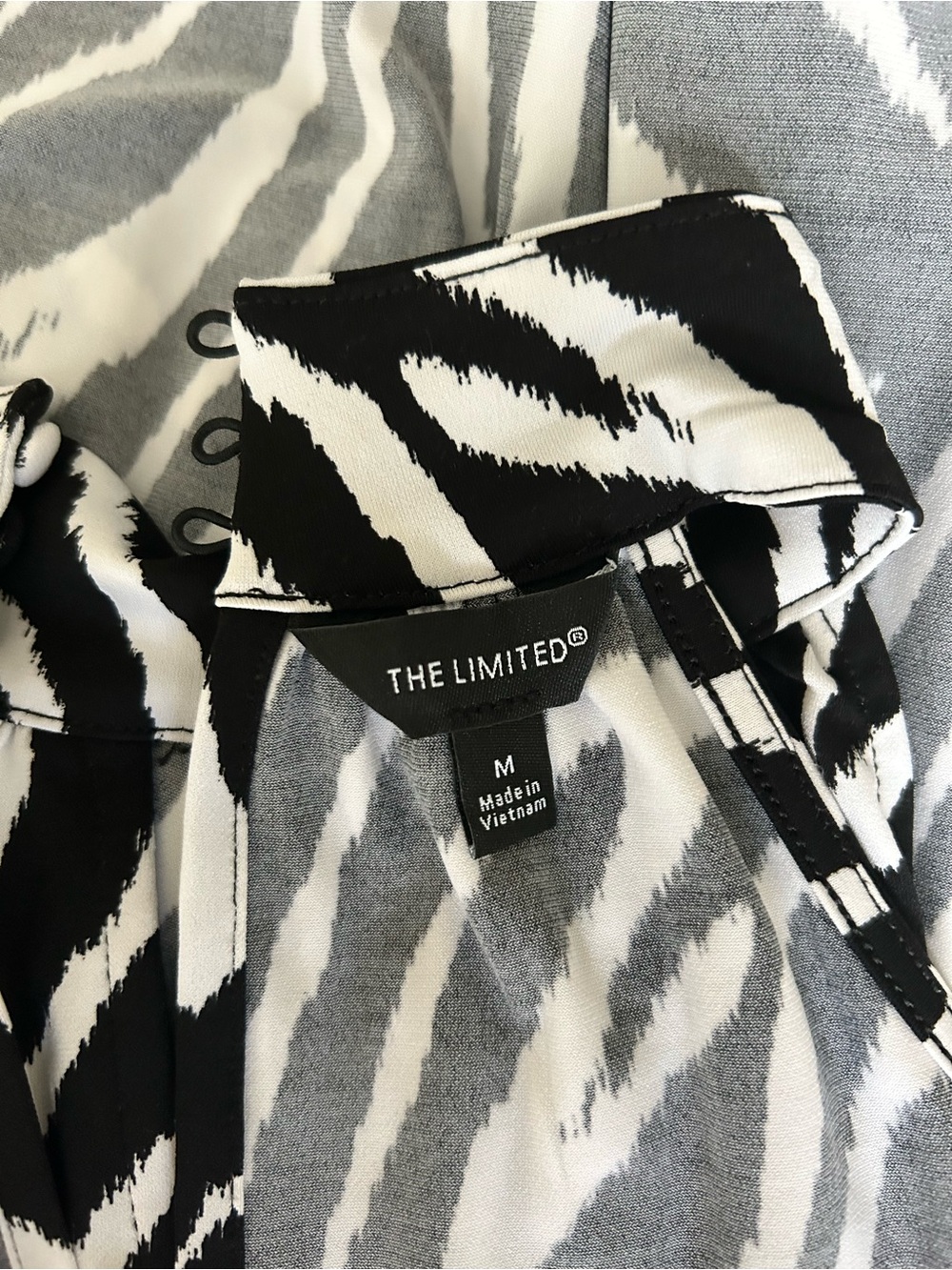 The Limited Black & White Zebra Dressy Halter - Picture 5 of 6